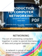 To Computer Networking: Assignment Submitted To: Maam Arifa