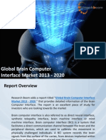 Global Brain Computer Interface Market 2013 - 2020