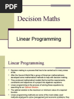 D1, L9 Linear Programming