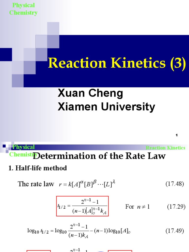 Reaction Kinetics and Rate Laws | PDF | Chemical Kinetics | Reaction Rate