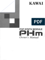 Kawai PHM Pop Synth Module Owner's Manual