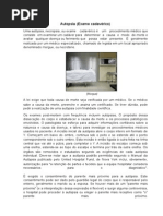 Autopsia (Exame cadavérico)