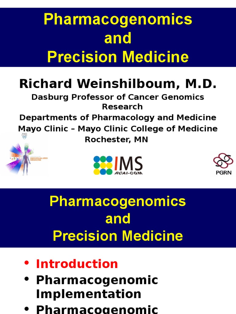 Pharmacogenomics in Precision Medicine | PDF | Pharmacogenomics ...