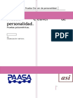 Manual de Aplicación de La Prueba Cleaver de Personalidad