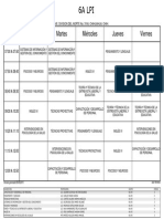 horario 6a 