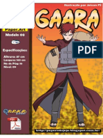 Gaara Papercraft Armable