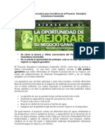 Cierra la III convocatoria del Proyecto Ganadería Colombiana Sostenible