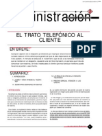 El Trato Telefonico Al Cliente-Difusion Juridica