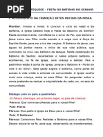 Missa Com Catequese e Batismo (Batismo Do Senhor a 2014) (1)