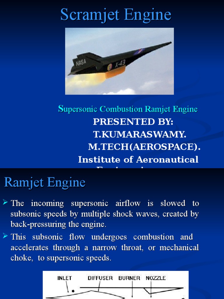 Scramjet Engine | PDF | Shock Wave | Supersonic Speed