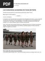 Las Costumbres Surrealistas de Corea Del Norte