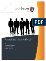Attacking With HTML 5