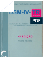 DSM-IV - TR Manual de Diagnóstico e Estatística Das Perturbações Mentais 4 Edição