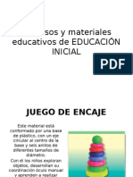 2 - Recursos y Materiales Educativos de EDUCACIÓN INICIAL