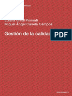 Gestio de La Qualitat  de Eulàlia Griful Ponsati Miguel Ángel Canela Campos