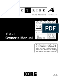 Korg EA-1 Manual