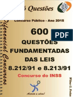 1727_LEIS 8.212_91 e 8.213_91 -Concurso Do INSS - Apostila Amostra