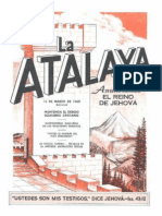 La Atalaya 15 de Marzo de 1969