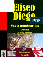 Eliseo Diego Voy a Nombrar Algunas Cosas