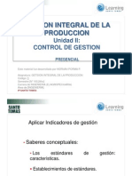 Gestion Integral Producción -Control de Gestion 1