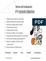 Criterios de Evaluacin Iniciacin Deportiva 3
