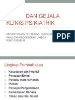 Tanda Dan Gejala Klinis Psikiatrik Thea