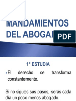 Los Mandamientos Del Abogado 1