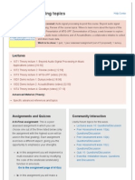 Week10 - Concluding Topics: Lectures