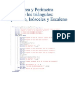 Pseint Resolver Triàngulos