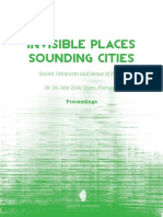Conference Proceeding: Sound, Urbanism and Sense of Place