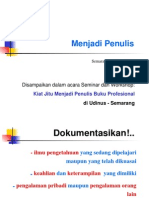 Menjadi Penulis Buku Profesional