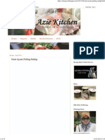Download Azie Kitchen_ Nasi Ayam Paling Sedappdf by NorZaliliwatiZainol SN266338165 doc pdf