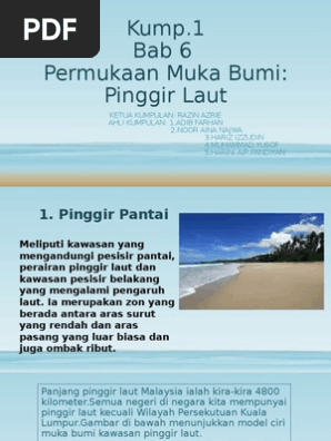 Pembentangan Geografi Pinggir Laut Pdf