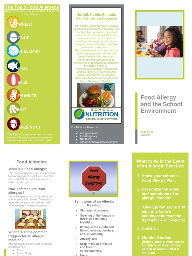 School Food Allergy Safety Guide | PDF | Food Allergy | Allergy