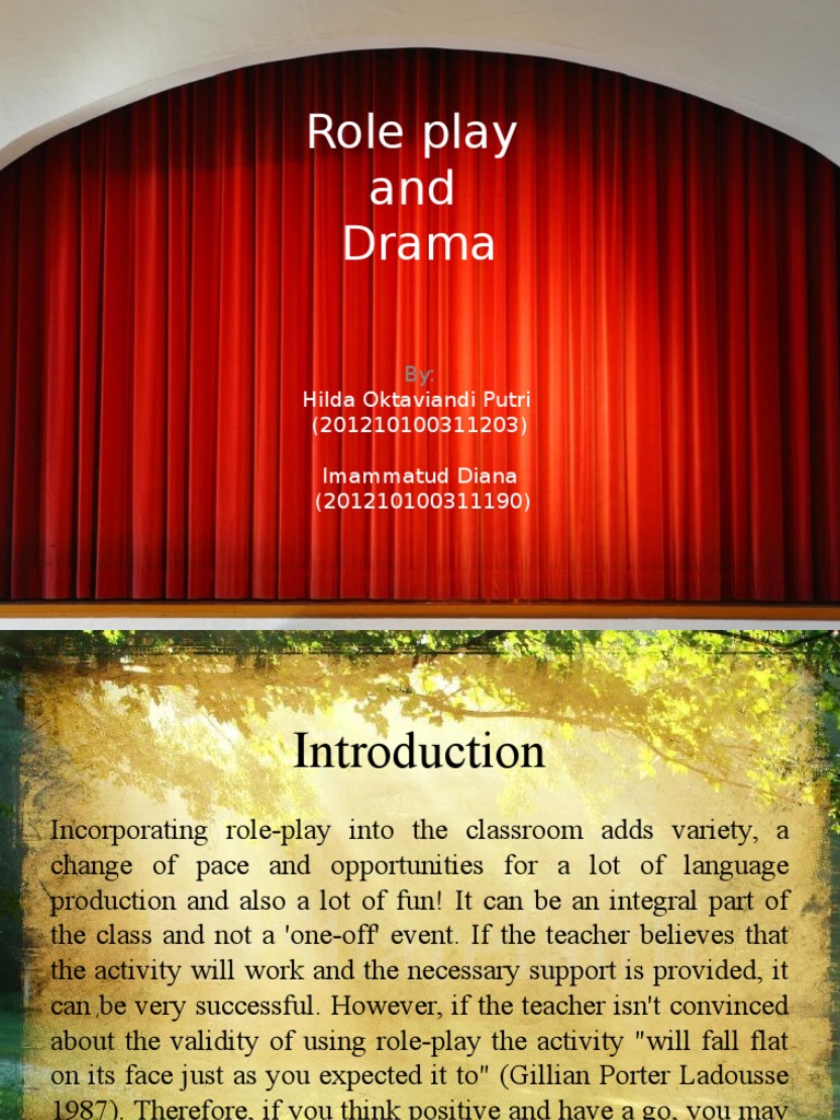 role play powerpoint presentation