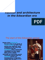 Fashion and Architecture in The Edwardian Era