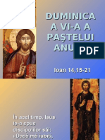 Duminica a VI-a a Pastelui - textul evanghelic (A)