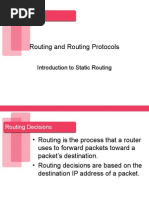 Introduction To Static Routing