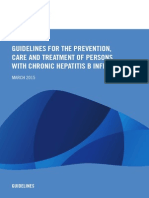 Guidelines for the Prevention, Care and Treatment of Persons With Chronic Hepatitis B Infection