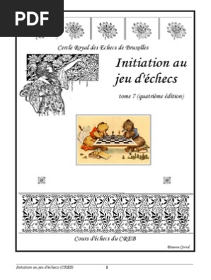 Echec Tome7 Echecs Ouverture Echecs