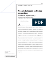 Precariedad Social en México y Argentina - Bayón