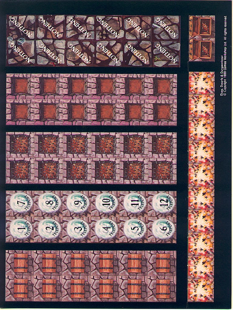 Blood Bowl - Dungeon Bowl - Counters | PDF