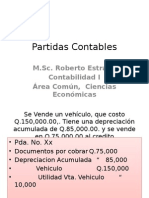 Partidas de Sistemas Contables