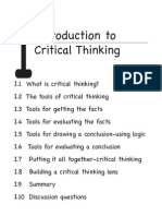 Critical Thinking