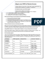Configure Your DVR for Remote Access