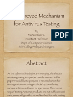 An Improved Mechanism For Antivirus Testing