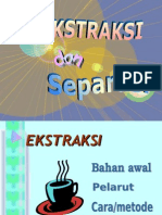 Ekstraksi Separasi Bahan Alam