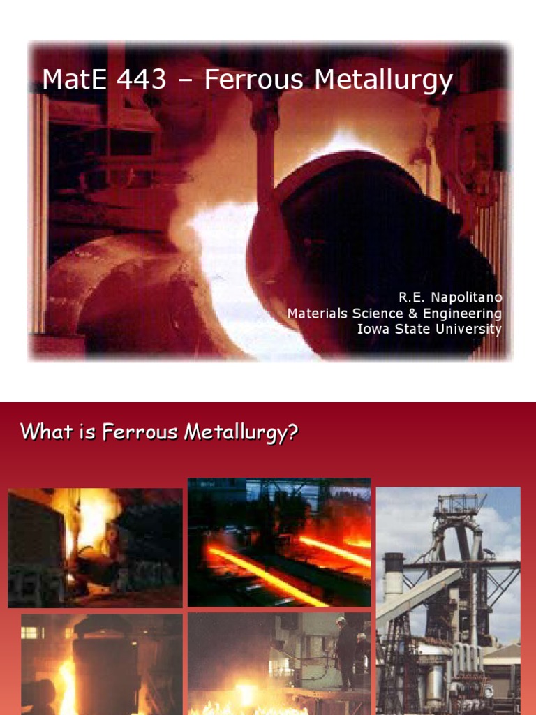 Ferrous Metallurgy Course Overview | PDF | Heat Treating | Metallurgy