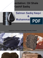Presentation: Oil Shale Mr. Kashif Sadiq: Salman Sadiq Naqvi & Muhammad Ali Jafri