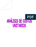 COSTOS UNITARIOS